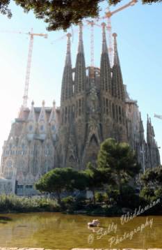 Basilica de la Sagrada Familia East Nativity Facade Barcelona Spain